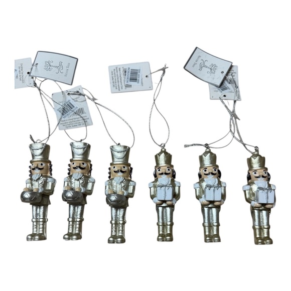 Nutcracker Silver/Gold ornaments - Picture 1 of 7